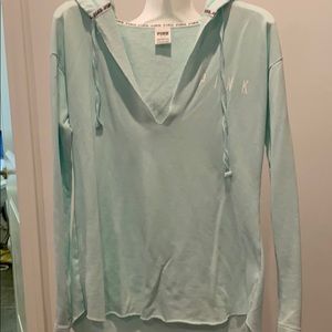 Mint lightweight PINK by VS hooded pullover